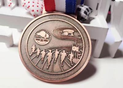 medalhas feitas sob encomenda dos esportes do diâmetro de 60mm, estações de acabamento da maratona de 10km que correm medalhas da concessão