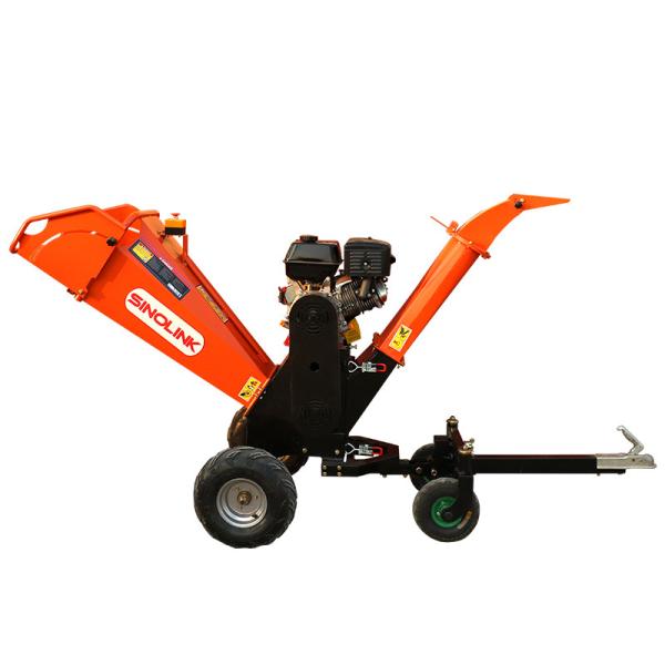 350mm Roller Drum Wood Chipper Machine Design For Waste Coconut Husk Stalk Straw