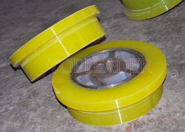 Dia 250-600mm Polyurethane Wheel Rubber Wheels for Trackless Steerable Transfer Carts