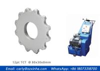 12pt TCT Carbide Cutter Heavy Duty Cage Assembly Tambour Béton Sol Scarificateurs Raboteuses