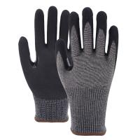 Guantes de construcción resistentes a cortes personalizados, guantes de trabajo compatibles con pantalla táctil de calibre 13