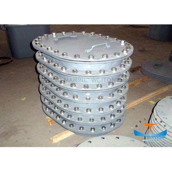 Manhole Marine Hatch Cover Flush Type Xcellent Watertightness With Bolts