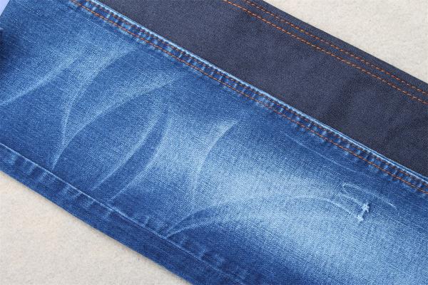 Dark Blue Full Lycra Slub Denim Fabric For Kids And Women Jeans