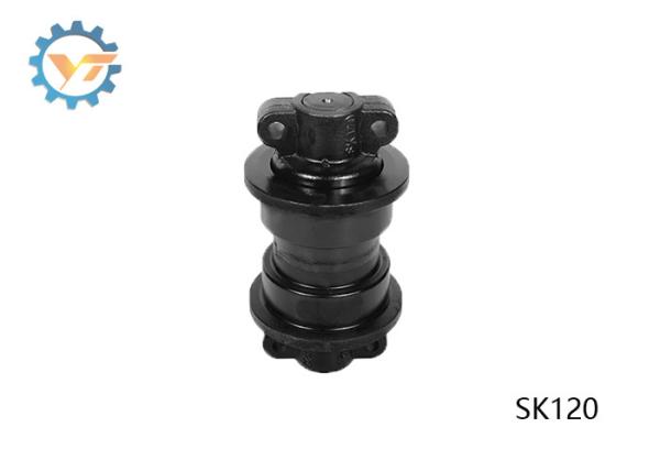 A estrutura da máquina escavadora de KOBELCO SK330 parte rolos do portador da trilha