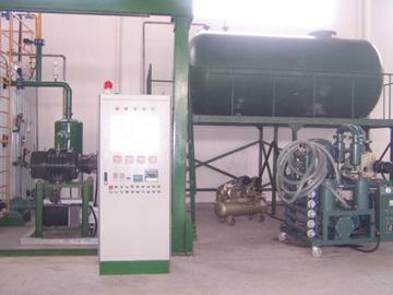 Vacuum system for transformer and oil treatment