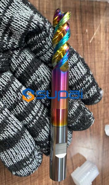 Tungsten Steel Carbide End Mill With Variable Shank Diameter And Cutting Direction