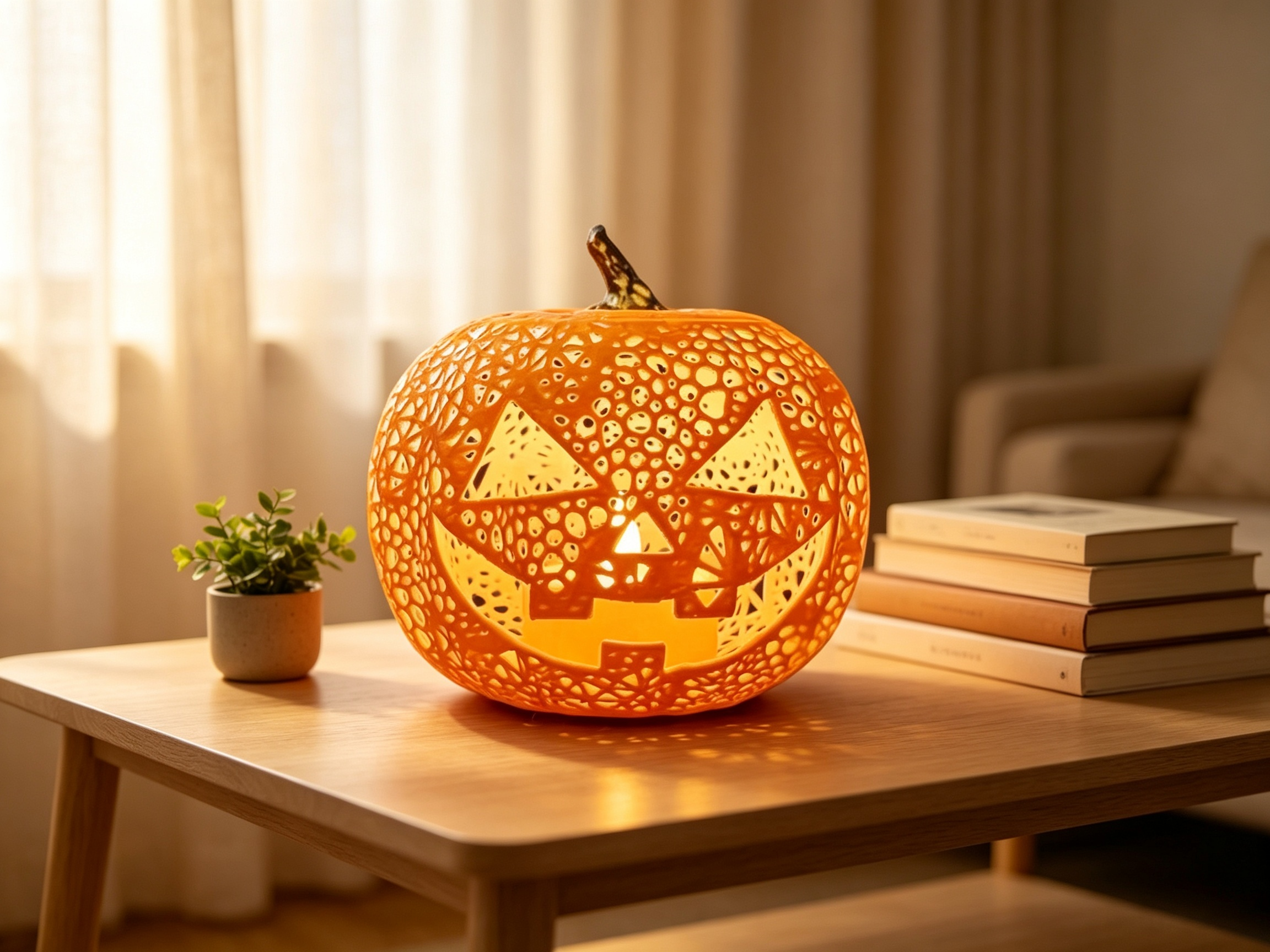 FDM Molded Christmas Ornament 3d Print Hollow Carved Halloween Pumpkin Decorations