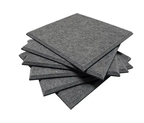 Office Cinema Wall Soundproof Polyester Fiber Acoustic Panel Beveled Edge