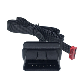 24v OBD2 Male Connector with MOLEX Connector OBD2 Flat Cable Featuring ABS/PVC Material and Pins Plating Nickel/Golden