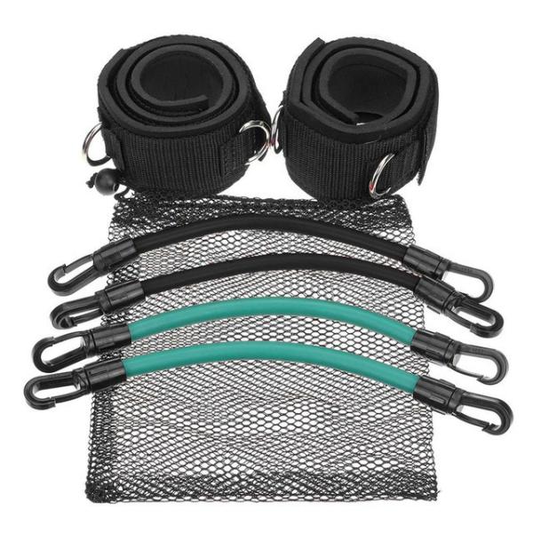 Red Latex Tube Rubber Exercise Elastic Crossfit Resistance Bands Set for Kinetic Speed Agility Training