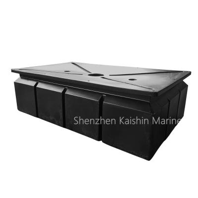 A espuma modular de LLDPE Marine Floating Dock EPS encheu o cubo plástico 1420x900x550mm