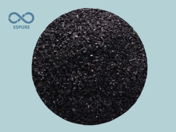 1600mg/g ココナッツシェル活性炭顆粒 (30×50メッシュ) — ISO & NSF 認証