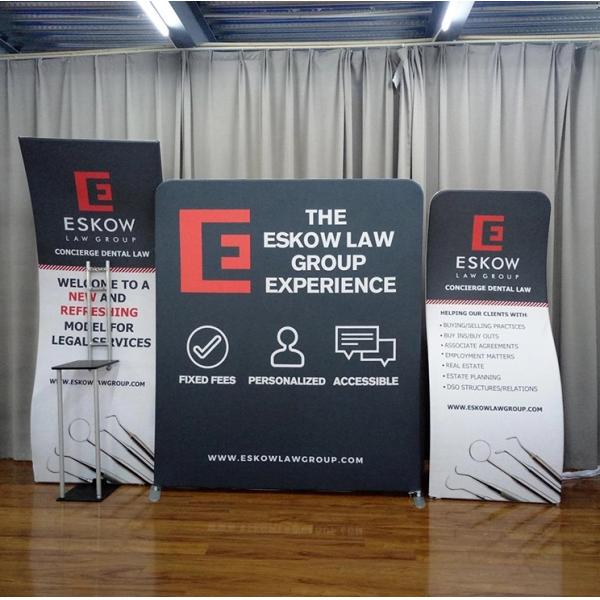 Light Weight Trade Show Poster Display Popular 10ft*10ft Convenient Operation