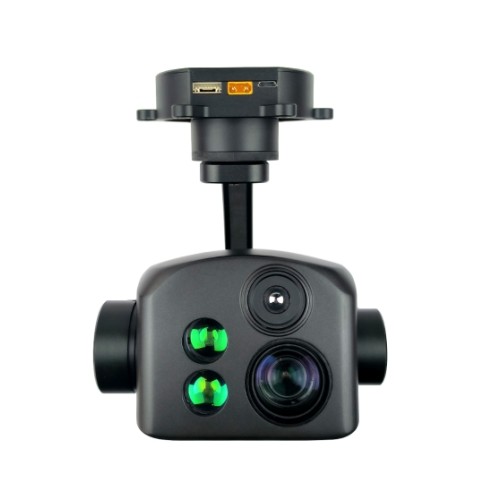 10x Optical Zoom Drone Camera with 256×192 Thermal Imaging and 1500m Laser Rangefinder Gimbal Camera