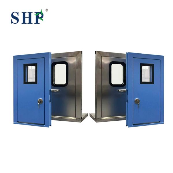 Cleanroom Metal Steel Doors with Plastic Screen Netting Material and PVC Main Material