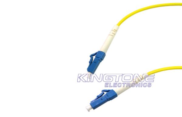 LC to LC 8.3/125 Singlemode Fiber Optic Patch Cord , 3.0mm OD Jacket Fiber Optic Accessories