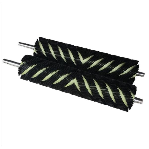 1050*190mm Black Nylon Cleaning Brush Screw Cleaning Roll