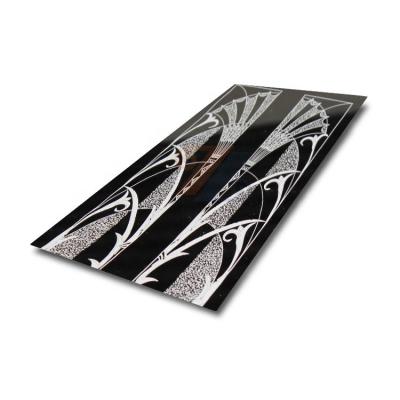304 Etched Metal Elevator Stainless Steel Sheet Door Corrosion Resistant