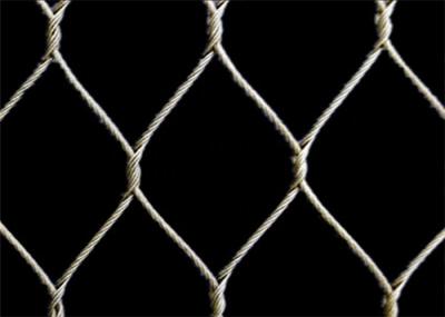 Smooth 3.0mm Stainless Steel Cable Mesh Bird Parrot / Budgie Aviary Cage House