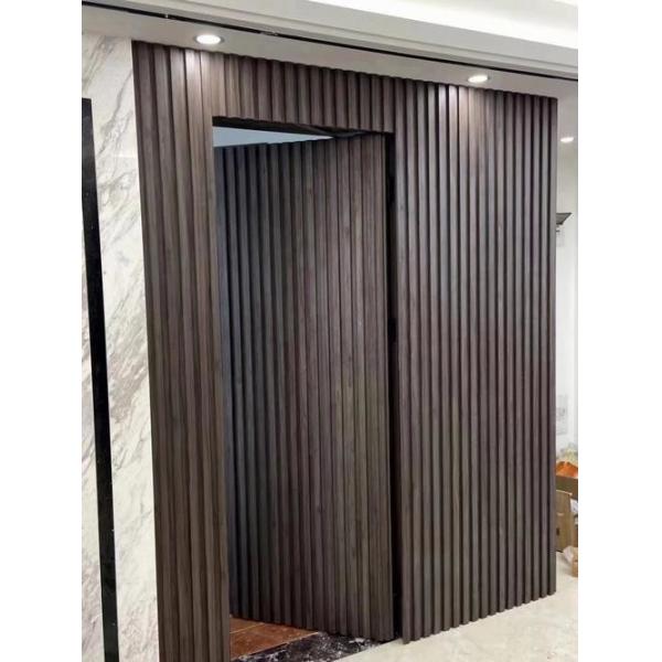 23MM Waterproof Fluted Pvc Indoor Wpc Wall Panel Covering Fibre Bamboo Decorative Rejilla De Pvc