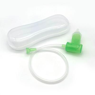 Custom Logo Infant Nose Suction Silicone Baby Nasal Aspirator Newborn With Soft Tips