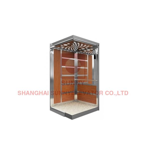 Кабина IP67 подъема лифта нержавеющей стали 304 дизайна интерьера лифта с полом