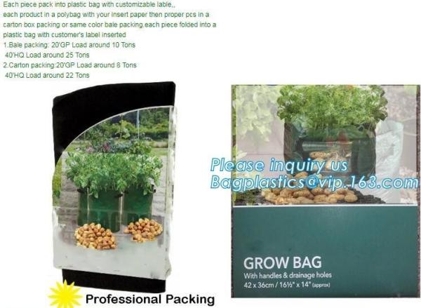 o patato/vegetal da planta de jardim cresce sacos, hotsales 2gallon os potenciômetros da tela que crescem sacos para a flor da planta crescem a batata o da planta do saco
