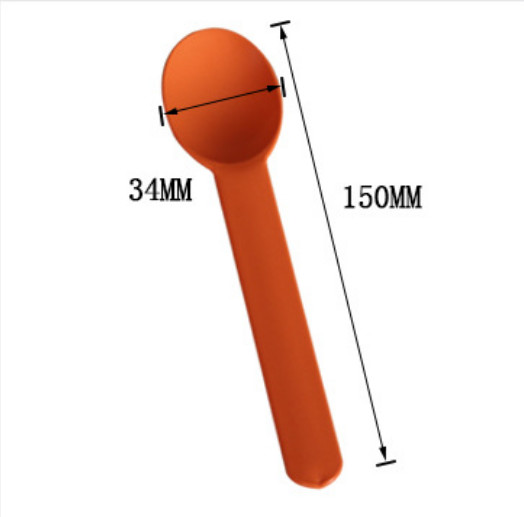 Biodegradable Frozen Yogurt Spoon Corn Starch Plastic Disposable Spoons