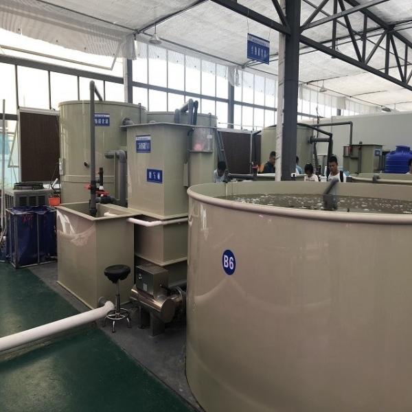 Filtro automático de tambor rotativo para aquicultura ecológica no sistema RAS