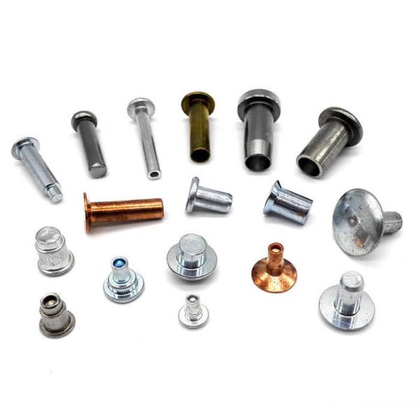 Customized semi tubular solid rivet