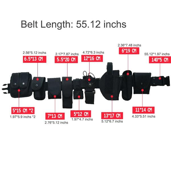 Tactical Shooting Belt / EMS 2 Inch Tactical Belt With different  size Pouches