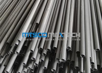Tubulação de aço inoxidável frente e verso de ASTM A790/ASTM A789 espessura de parede de 1.24mm - de 59.54mm