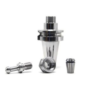 BT40 ER Collet Chuck bt tool holder, Bal G2.5 at 25,000 RPMs spring collet chuck