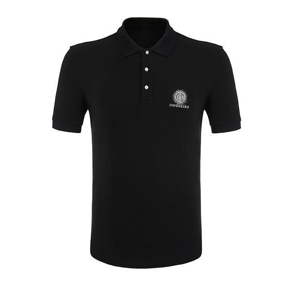 T-shirt sportif respirant personnalisable pour hommes T-shirt de golf blanc noir