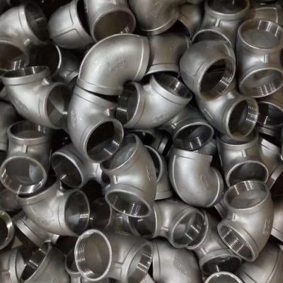 150LBS Stainless Steel Pipe Fittings / 90 Degree Elbow For Gas Industry