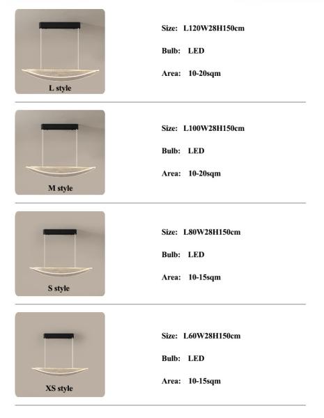 Modern LED Ceiling Pendant Lamp Home Dining Room Acrylic Lamp(WH-AP-585)