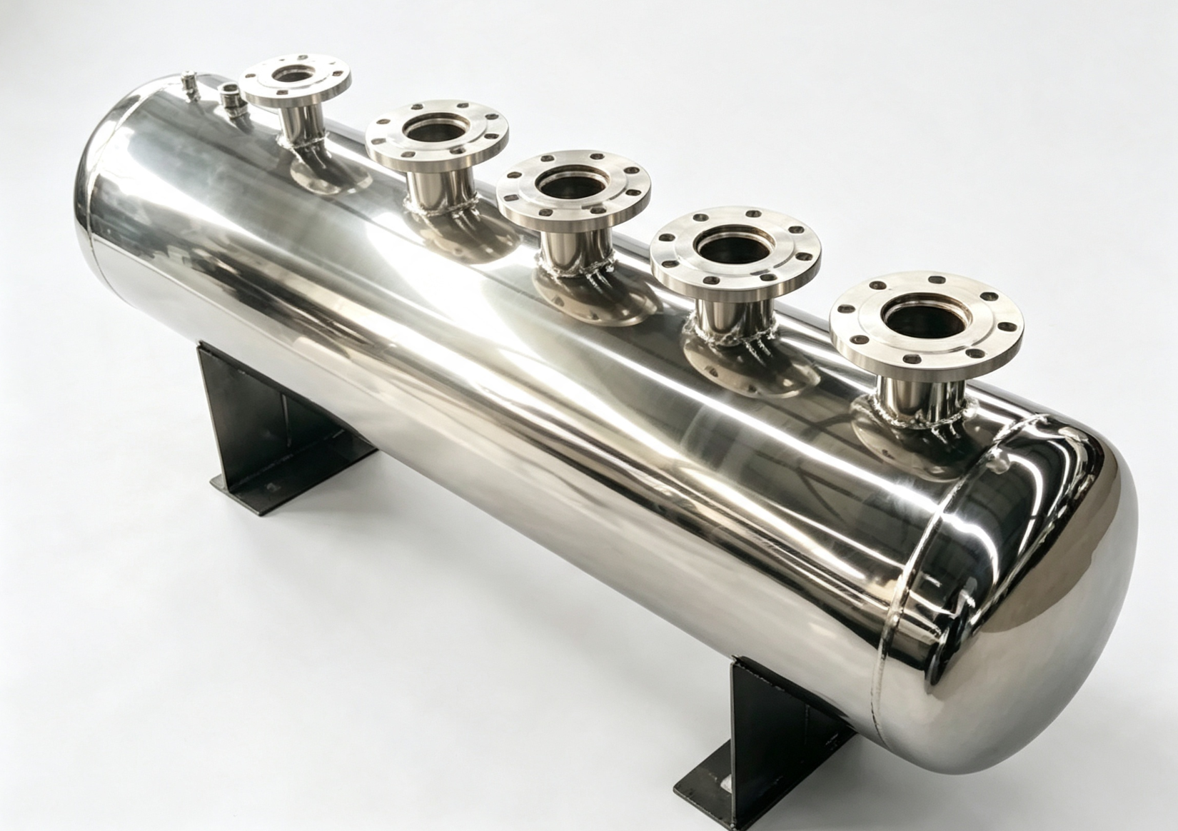 Stainless Steel Distributor Cylinder for Industrial Air Distribution and Pressure Control Systems