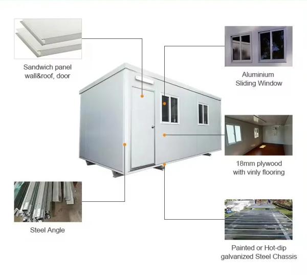 Low Cost Construction and Mining Site Modular Container Office