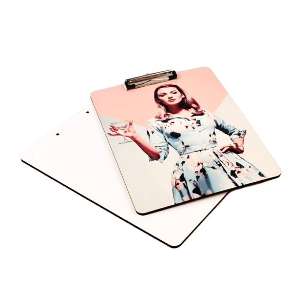 Double Sided Printing A4 6mm Sublimation Blanks MDF Wooden Clipboard