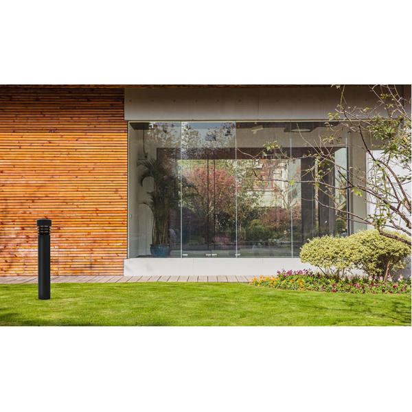 Anti Aging Outdoor Bollard Lights Surface Electrostatic Spray Molding