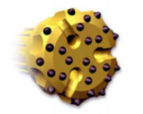 High Air Pressure DTH Bits With Flat Face For Hard Rock Drilling In Carbon Steel