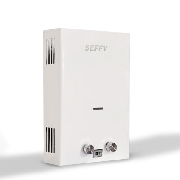 Low Nox 10-12 Liters Tankless Home Gas Water Heater Wall Mounted CE Model