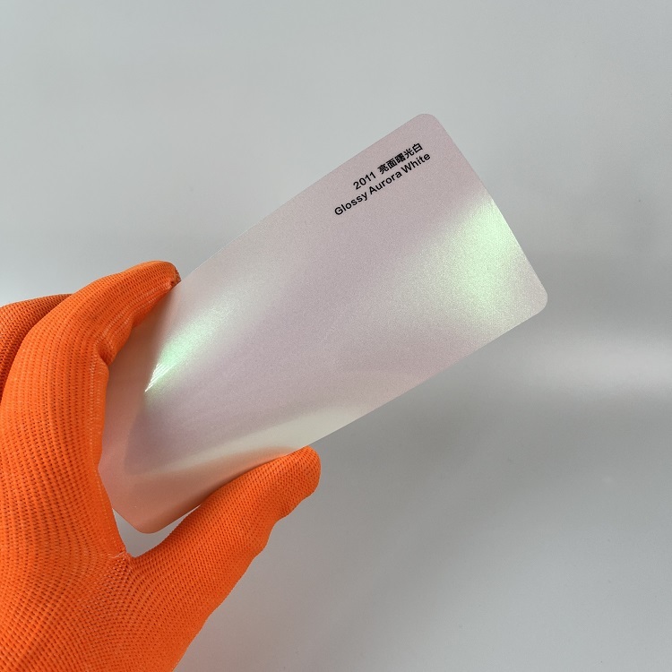 Glossy Aurora White Covering Film Car Car Raping Wrap Films Car Raping Wrap Films Vinyl Wrap Pet