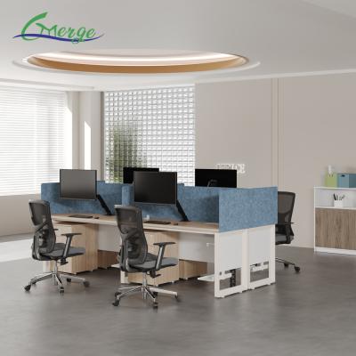 2400~3200L*1200~1600W*750H mm Office Workstation Of Open Space for Comfortable Work Environment