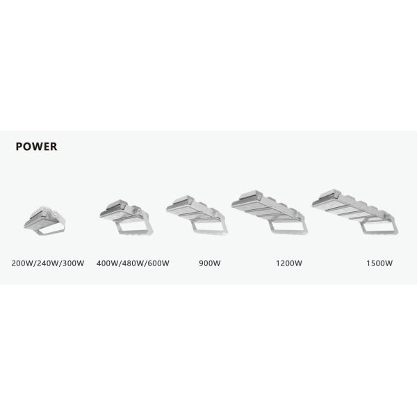 900W haute puissance LED Flood Lights gris LED Stade projecteurs 135000lm