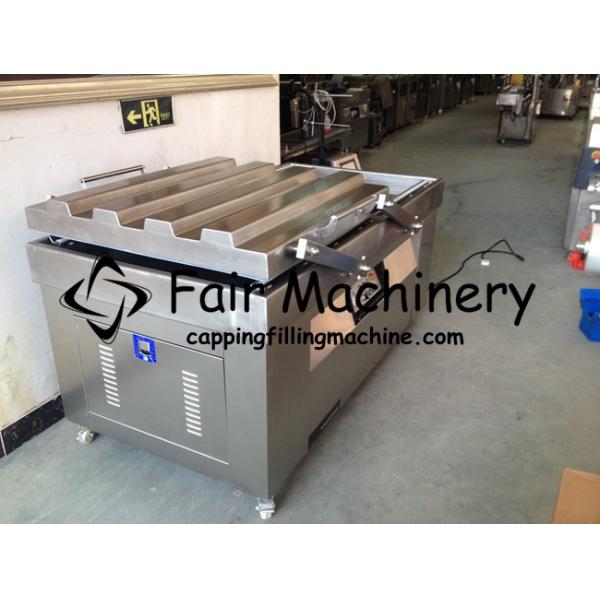 60Hz 3PH Double Chamber Vacuum Packing Machine , SGS Thermoforming Vacuum Packaging Machine