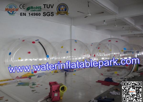 Adults Giant  Inflatable Human Water Bubble Ball Rental  CE / UL / ROHS