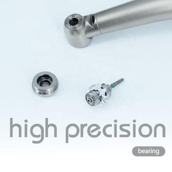 Titanium Portable Fiber Optic Handpiece , 6 holes Air Turbine Dental Handpiece