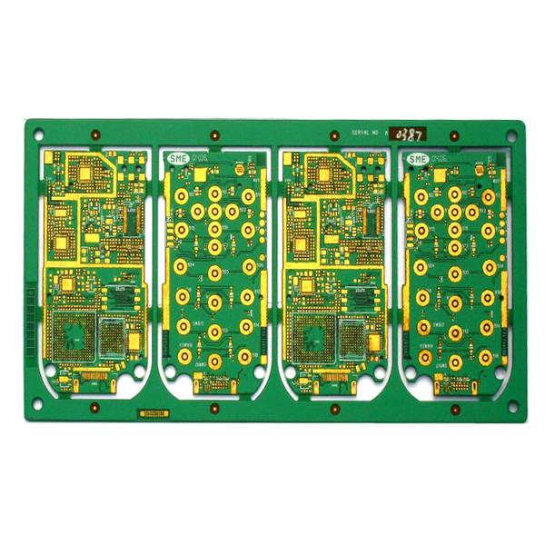 Half hole 6L ENIG 1.0MM HDI printed circuit board PCB for 5g