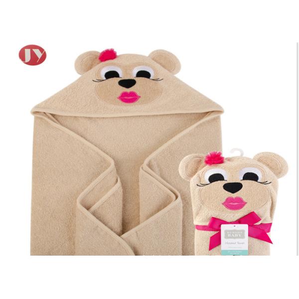 OEM Warm Baby Blanket Portable Cotton Baby Animals Hooded Towel Blanket